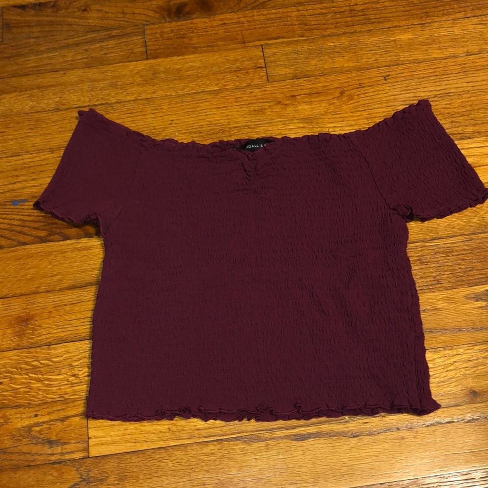 Kendall and Kylie off the shoulder shirt